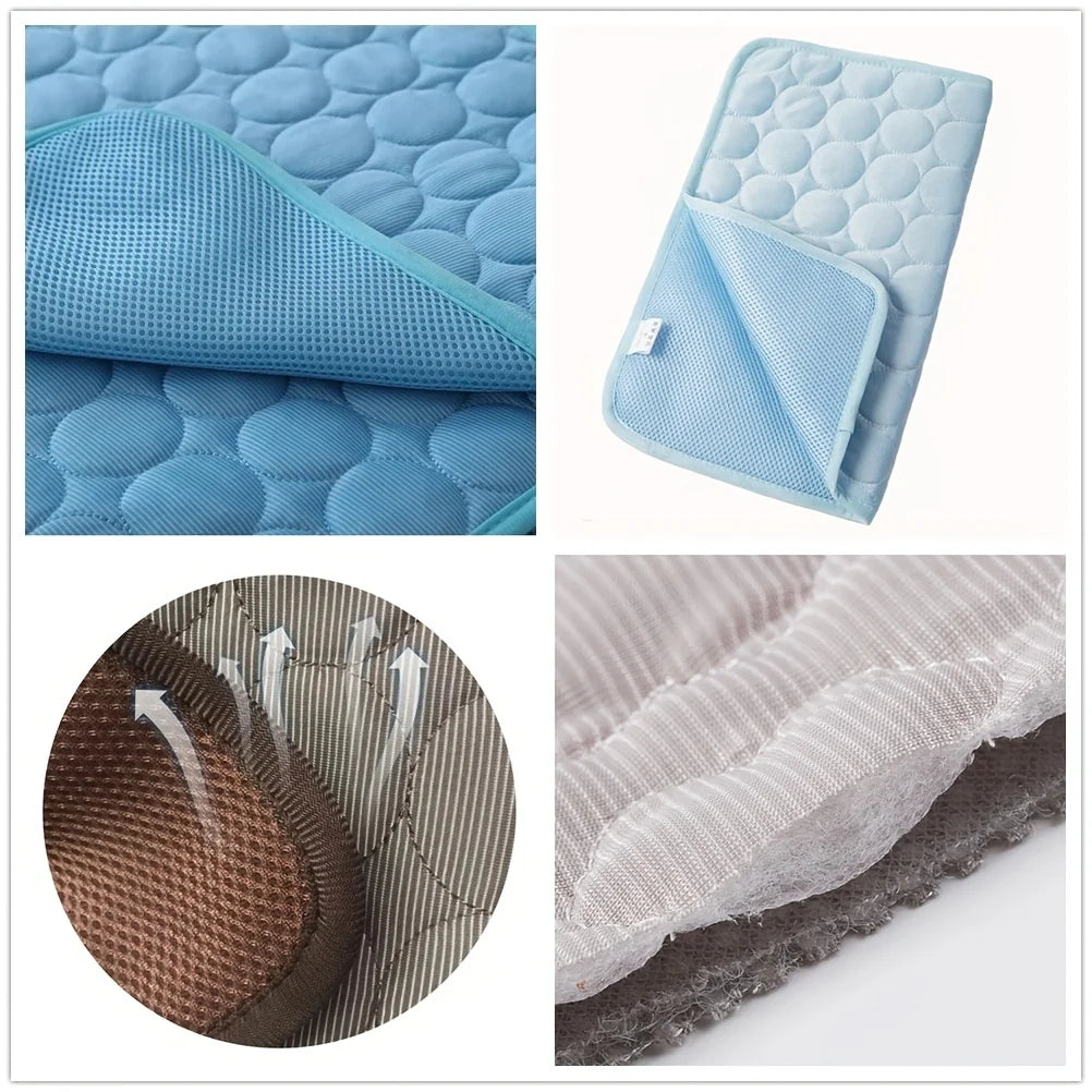 Dog Cooling Mat XL – Summer Self-Cooling Gel Pad for Dogs & Cats
