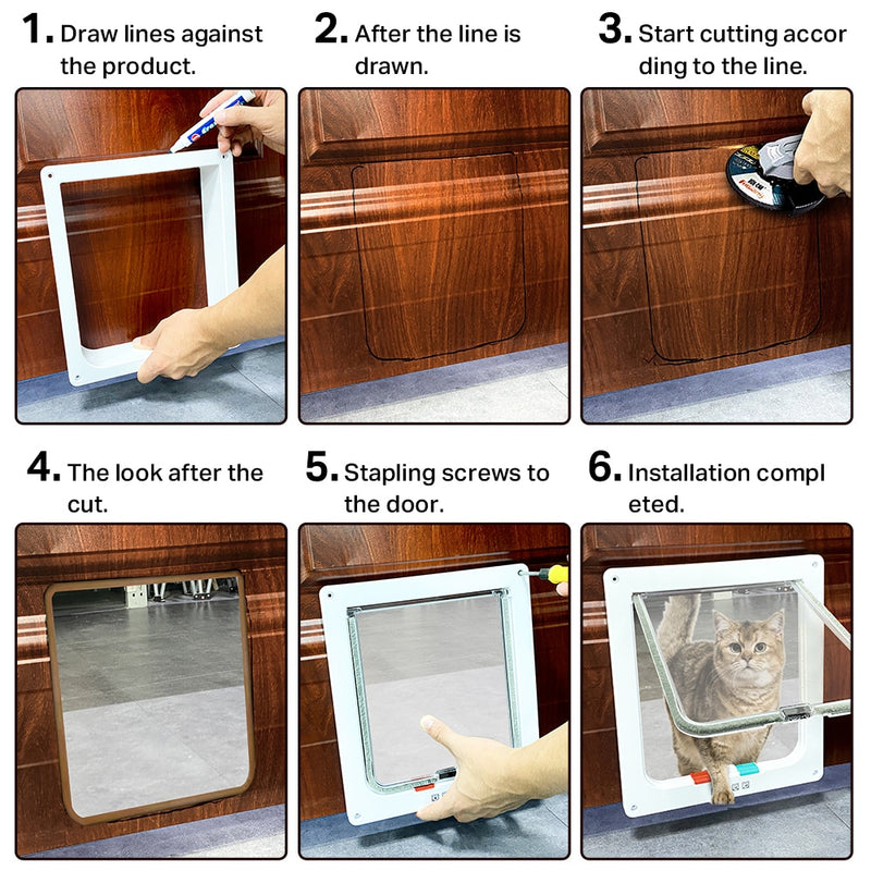 Pet Door 4-Way Security Lock