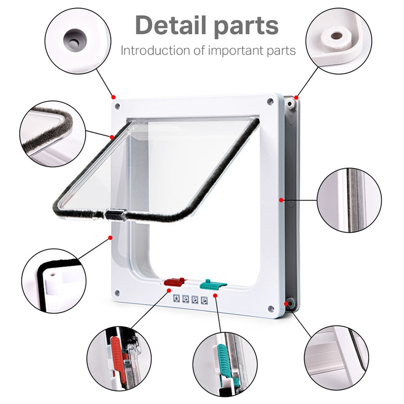 Pet Door 4-Way Security Lock