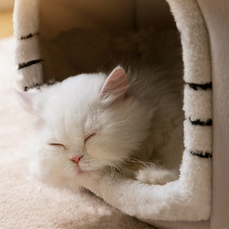 Basket for Small Dogs Warm Soft Cat Bed