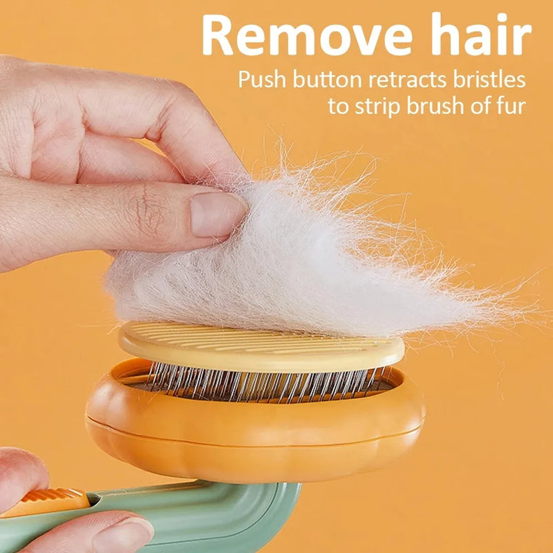 Dog Cat Brush Self Cleaning