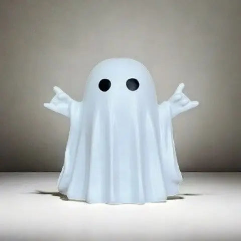 Halloween Ghost Figurines – Cute & Funny Resin Statues, Spooky Home & Porch Décor, Perfect Halloween Gift