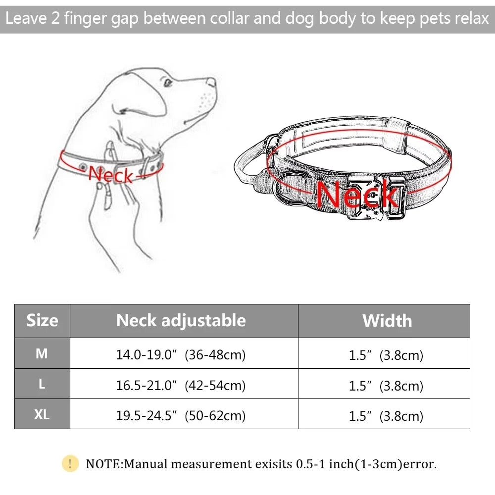 Tactical Dog Adjustable Collar