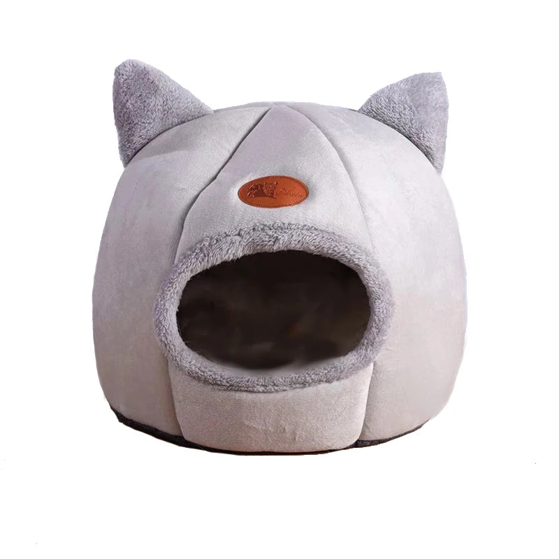 Cat Beds for Indoor Cats, Cat Cave, Cat Cave for Indoor Cats, Cozy Hooded Cat Bed with Soft Cushion