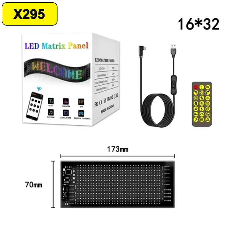Demon Eyes LED Car Lights – APP Controlled Matrix Display for Cars & Trucks
