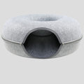 Donut Pet Tunnel Interactive Bed