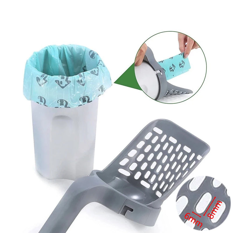 Self-Cleaning Cat Litter Scoop: Filter and Waste Removal Accessory