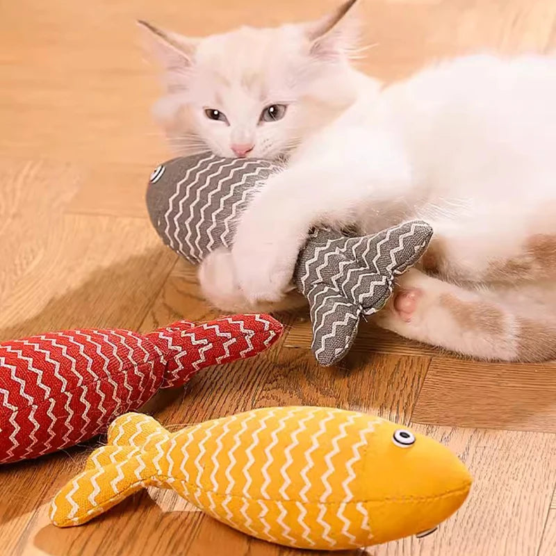 Catnip Crinkle Sound, Soft and Durable, Interactive Kitten Kicker for Indoor Kitty Exercise