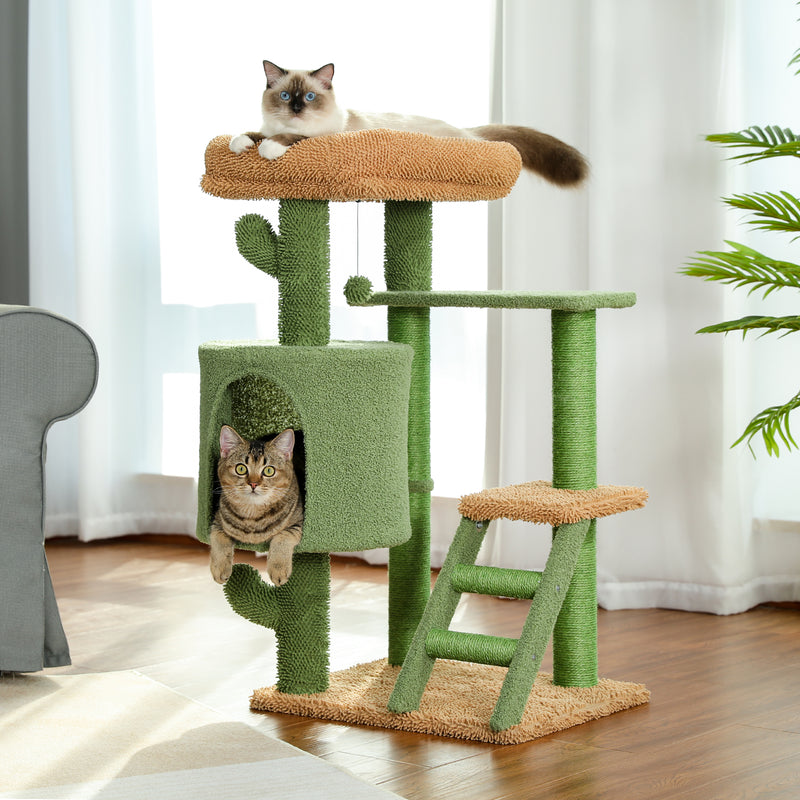 MODERN CACTUS CAT TREE HOUSE