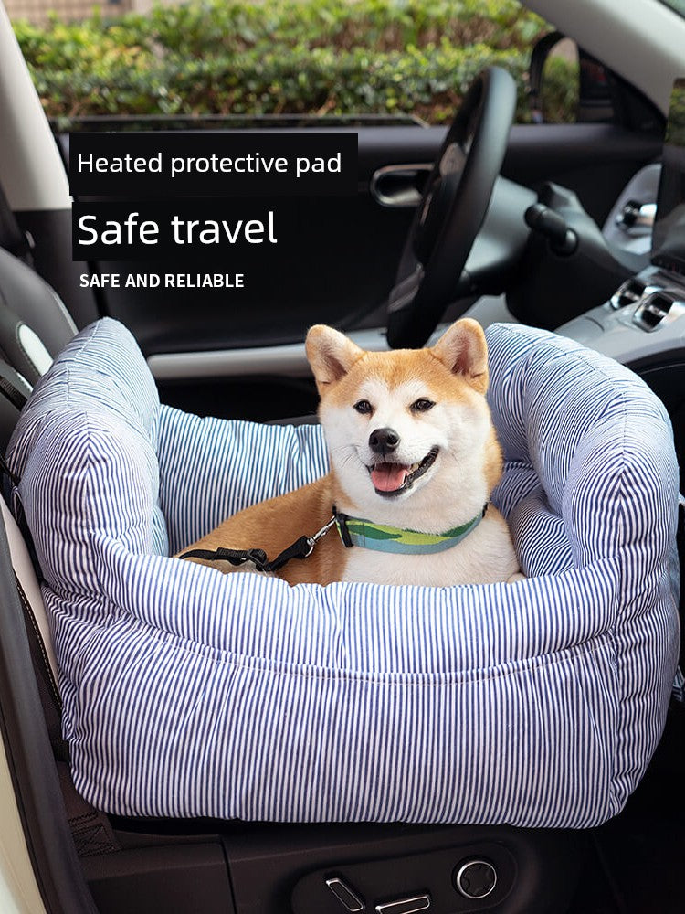 Portable Travel Car Bed For Dogs With Safety Buckles