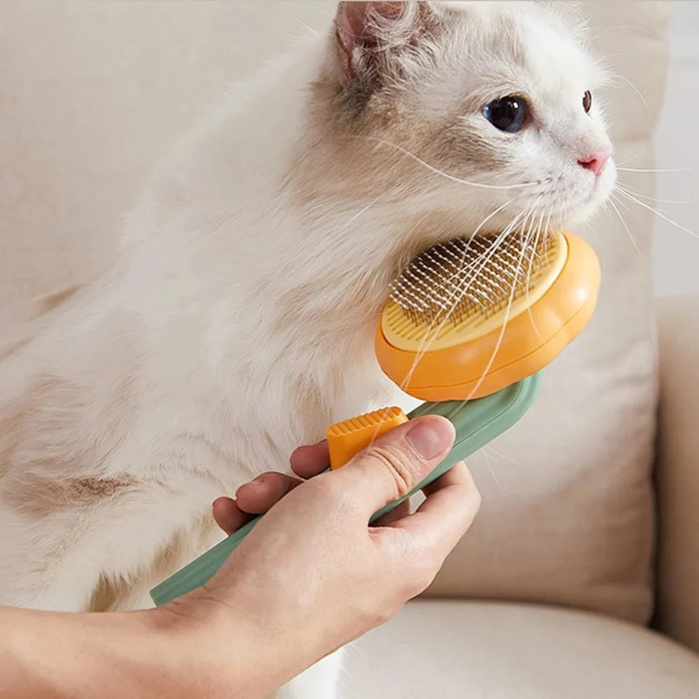 Dog Cat Brush Self Cleaning