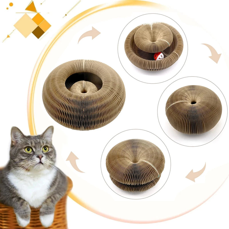 Cat Accordion Cat Toy Cat Toy Ball Scratch Pad Magic Organ Cat Scratching Board Cat Scratcher