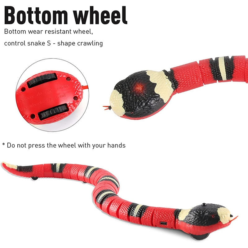 Interactive Smart Sensing Snake Cat Toy