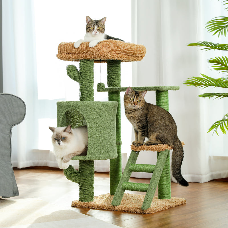 MODERN CACTUS CAT TREE HOUSE