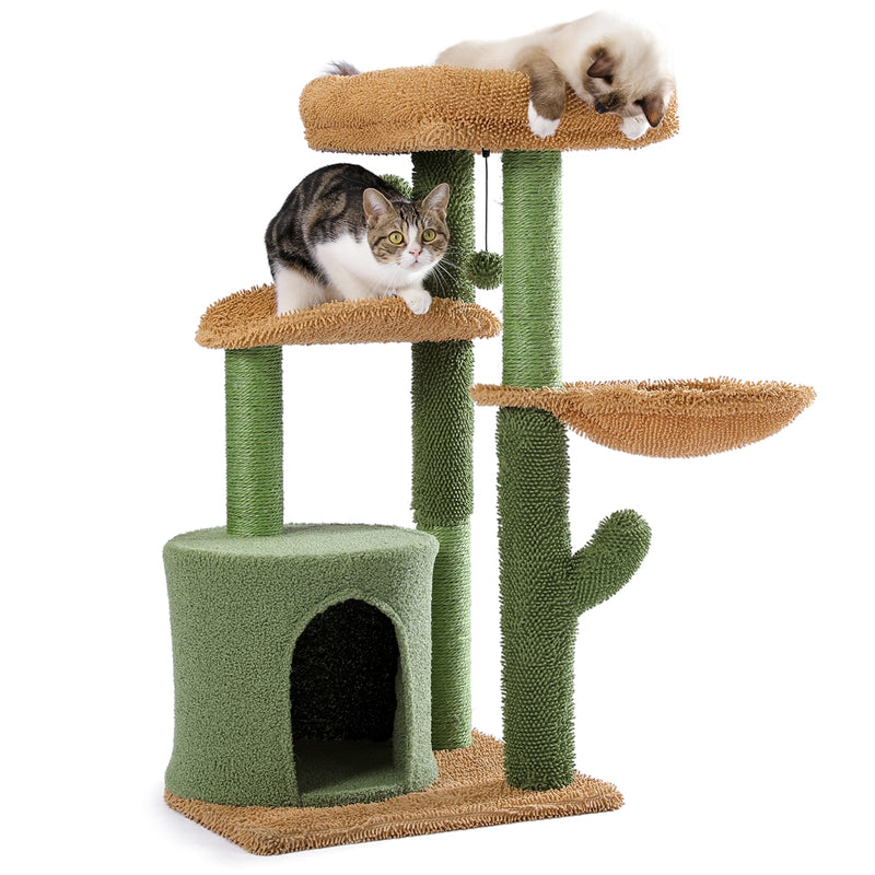 MODERN CACTUS CAT TREE HOUSE