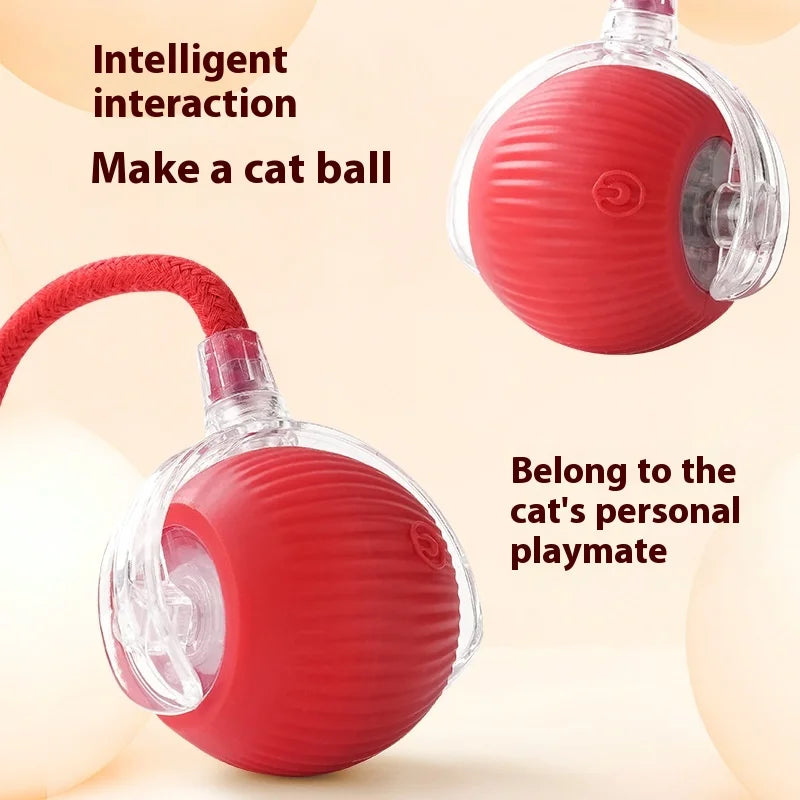 Interactive Dog Cat Ball, Active Rolling Ball for Dogs, Cat Toys Rolling Ball, Smart Interactive Dog Toys, Electric Cat Toy Ball Rechargeable