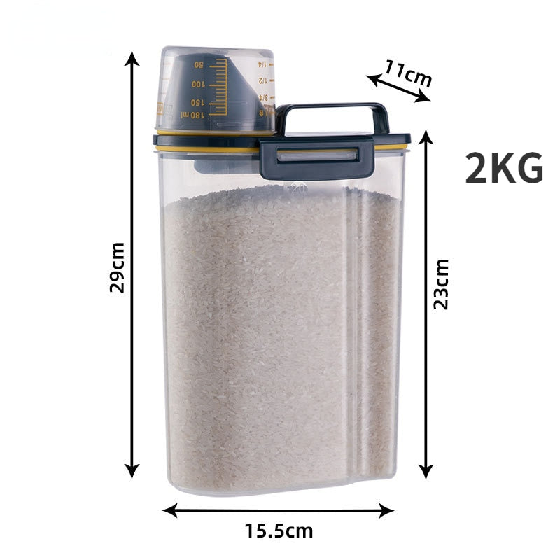 Dog Cat Food Plastic Storage Tank