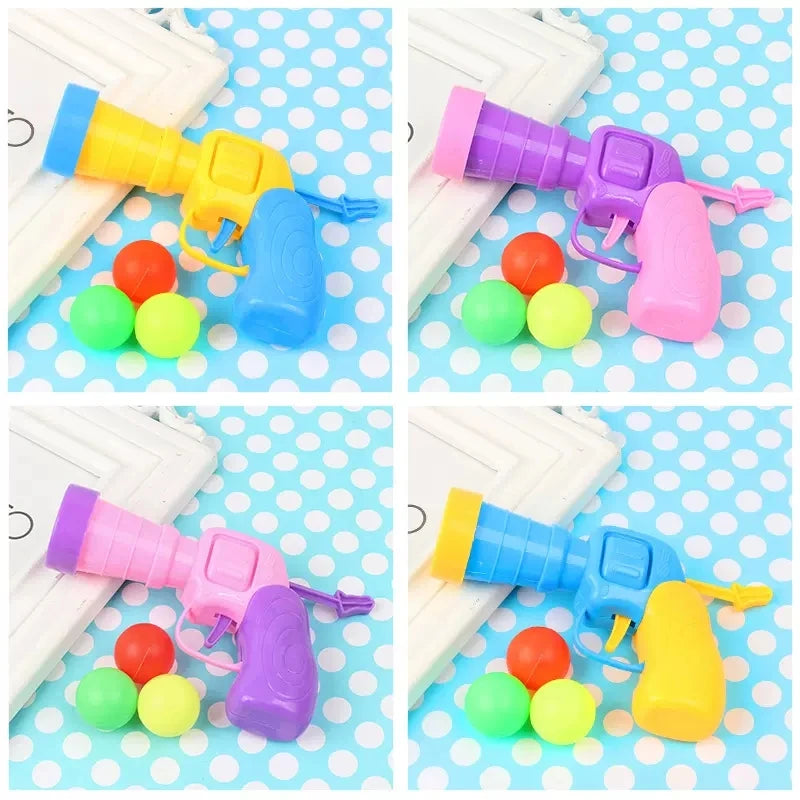 Cat Ball Launcher Toy Gun Cute Indoor Interactive Toys for Kitten Self Play, Ball Shooter for Training and Playing