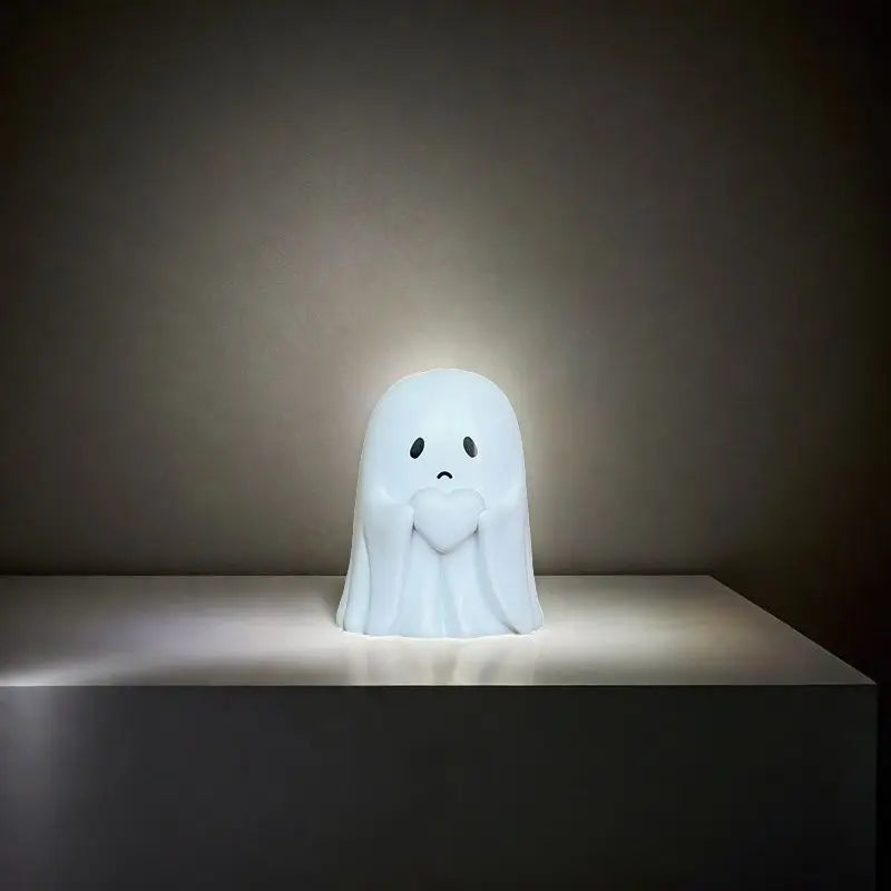 Middle Finger Ghost Figurine – Spooky Funny Halloween Decoration