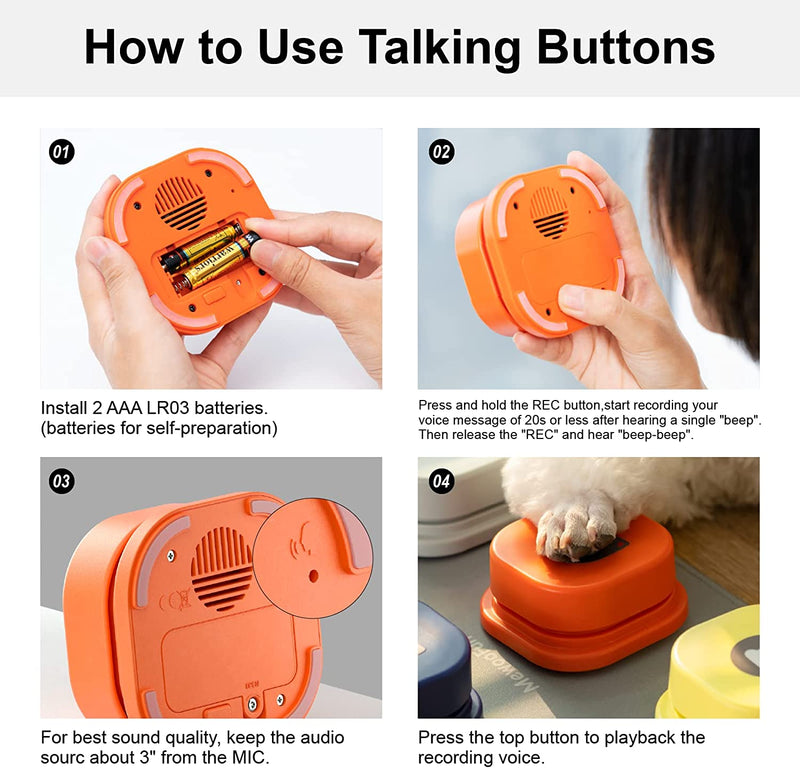 Communication Training Interactive Dog Toy