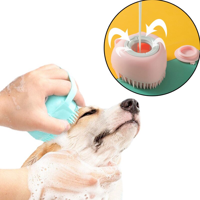 DOG BATH BRUSH