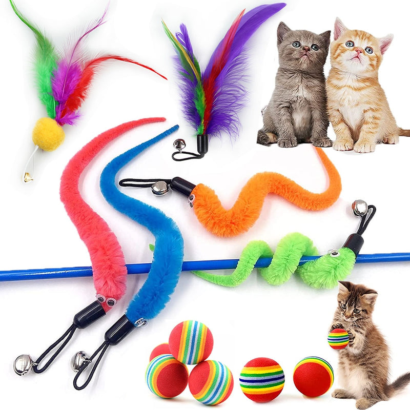 Interactive Cat Feather Toy