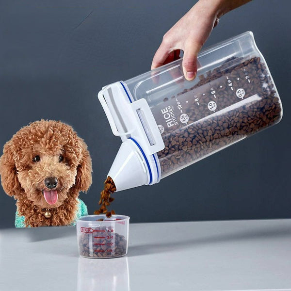 Dog Cat Food Plastic Storage Tank